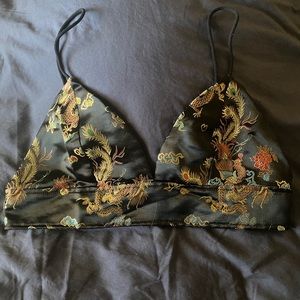 Satin bralette